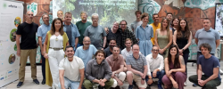 Foto de familia del grupo impulsor del proyecto europeo Informa Forests, en una imagen de la UPV.