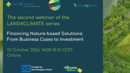 Webinar LAND4CLIMATE – Financiación de soluciones basadas en la naturaleza