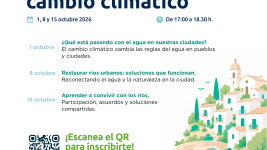 Píldoras formativas virtuales sobre ‘Ríos urbanos y cambio climático’