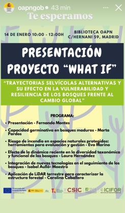 Cartel presentación proyecto