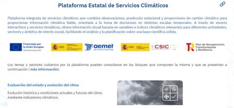 Plataforma estatal de servicios climáticos