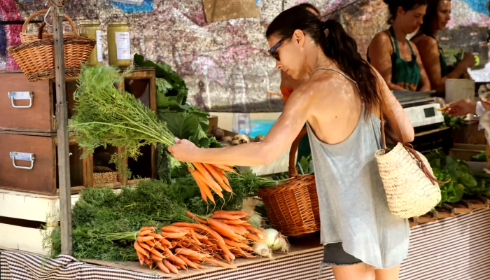 puesto verduras